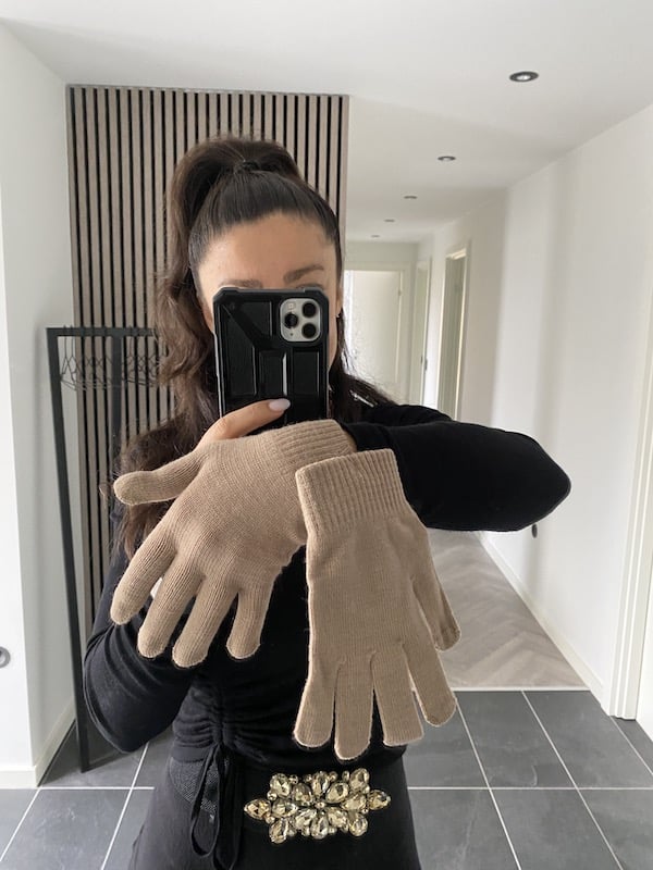 Moufles PCNEW Buddy Smart Mittens Noos BC Gris Foncé - Taille Unique, Utilisables Avec écrans Tactiles