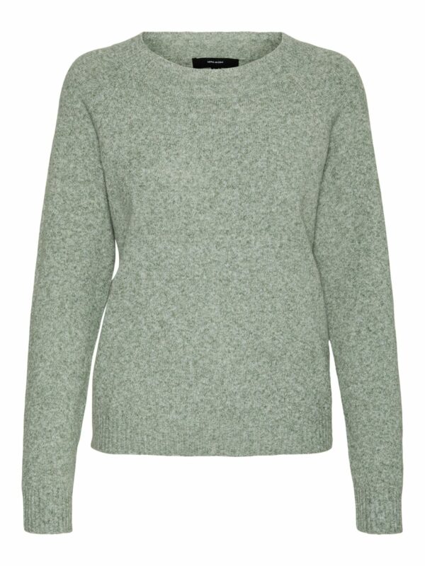 VMDOFFY LS O-NECK BLOUSE  MOSSTONE
