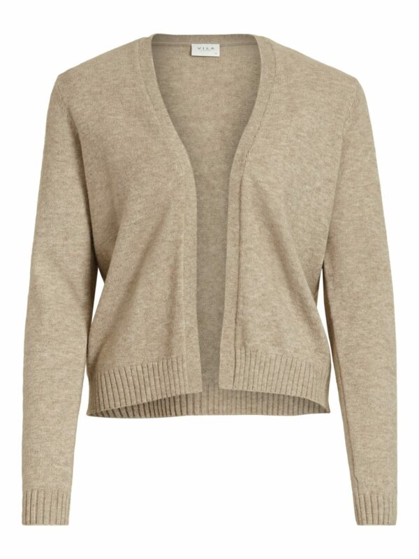 VIRIL SHORT L/S KNIT CARDIGAN  BEIGE