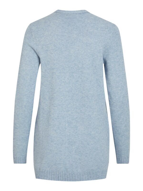 VIRIL OPEN L/S KNIT CARDIGAN LYSBLÅ - Image 2
