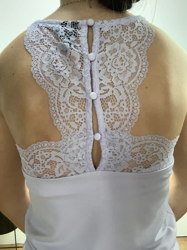 VMANA S/L LACE TOP LILLA - Image 4