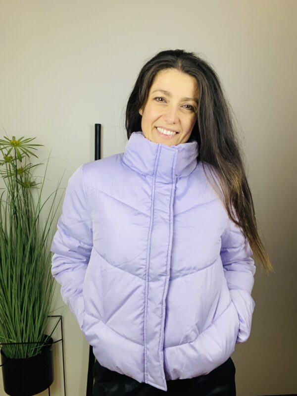 VITATE L/S HIGH NECK JACKET LILLA - Image 2