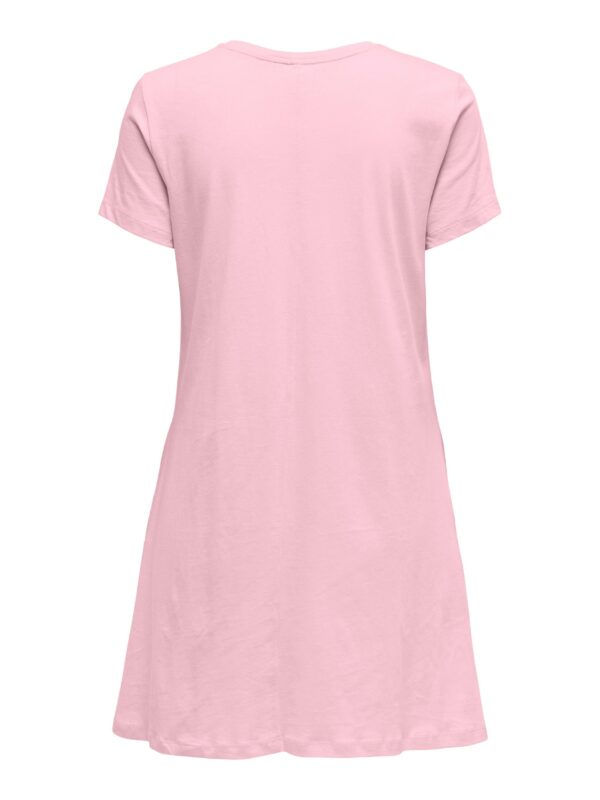 ONLMAY S/S POCKET DRESS BOX PARFAIT PINK - Image 2