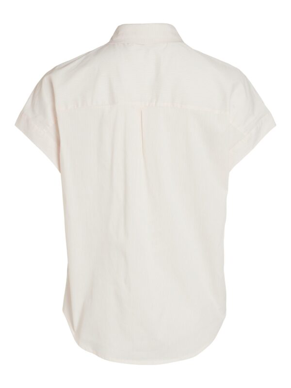 VILULANA S/S SHIRT CLOUD DANCER/APRICOT - Image 3