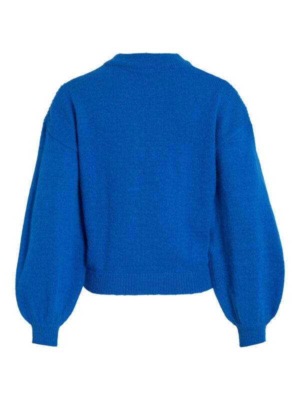 VICHINTI O-NECK CABLE KNIT TOP LAPIS BLUE - Image 8