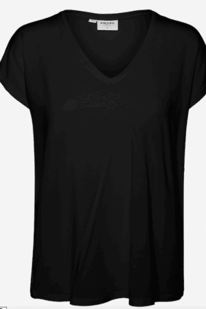 VMAYA SS V-NECK TEE VMA NOOS C BLACK
