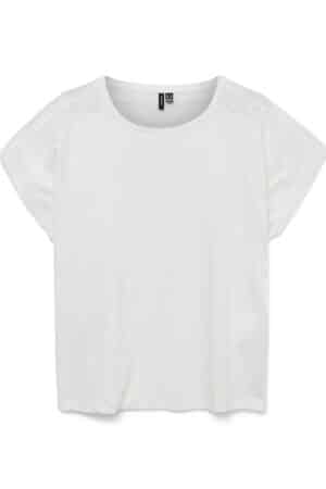 VMEMMY. Hvid t-shirt fra vero moda.