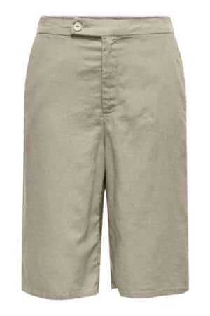 ONLCARO HW LINEN BL BERMU SHOR OXFORD TAN/MELANGE