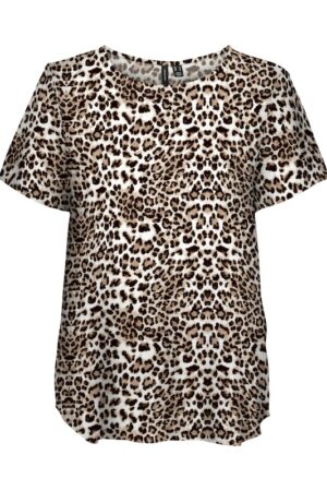 VMEASY JOY S/S TOP WVN GA LEO