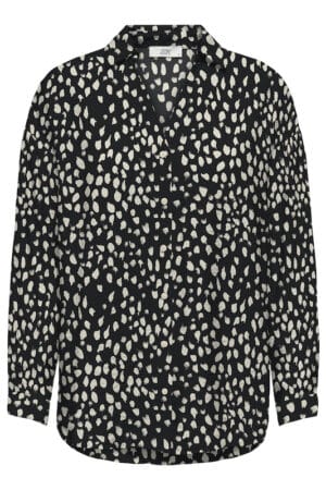 JDYTROYA LIFE L/S SHIRT  BLACK