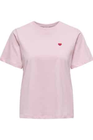 JDYPISA S/S PRINT TOP JRS NOOS PINK