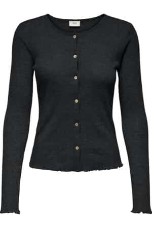 JDYSALSA LIFE L/S CARDIGAN JRS BLACK