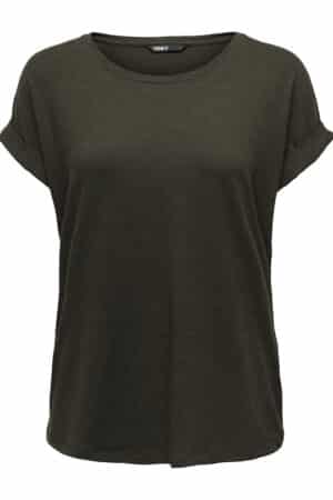 ONLMOSTER S/S O-NECK TOP NOOS  DEMITASSE