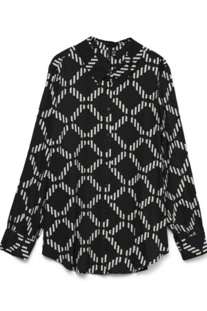 VMCBRINA L/S SHIRT WVN  SORT