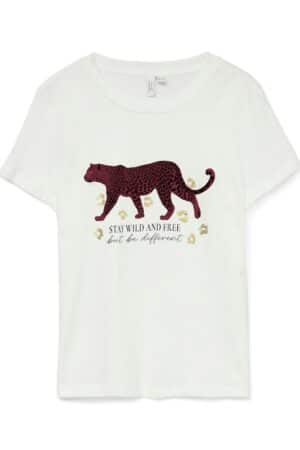 VMFEO S/S O-NECK T-SHIRT RED TIGER