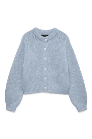 VMWILO LS O-NECK CARDIGAN EXP CASHMERE BLUE
