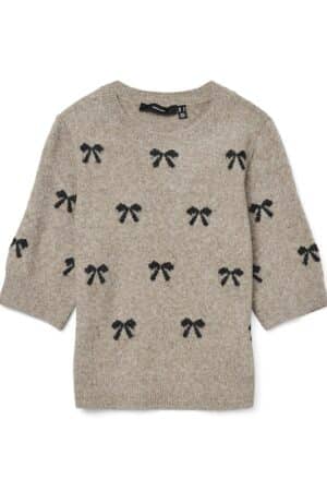 VMDOFFY INTARSIA 2/4 O-NK PULL MOON ROCK