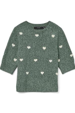 VMDOFFY INTARSIA 2/4 O-NK PULL LAUREL WREATH