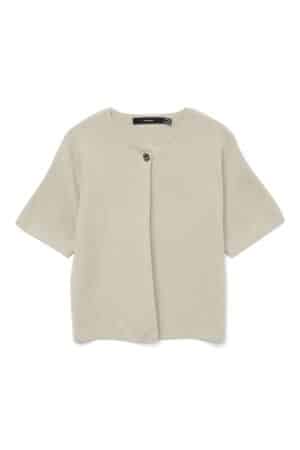 VMGOLD SS O-NECK ONE BUTTON  BIRCH