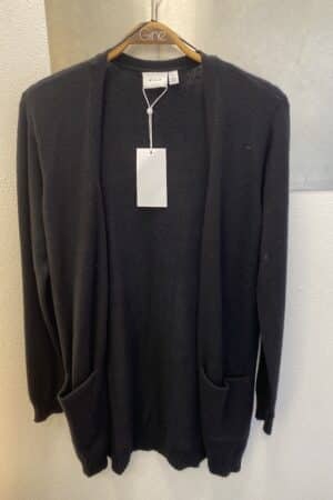VIRIL V-NECK KNIT CARDIGAN  SORT