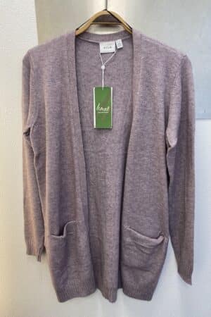 VIRIL OPEN L/S KNIT CARDIGAN TOADSTOOL