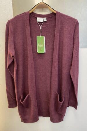 VIRIL OPEN L/S KNIT CARDIGAN FIG