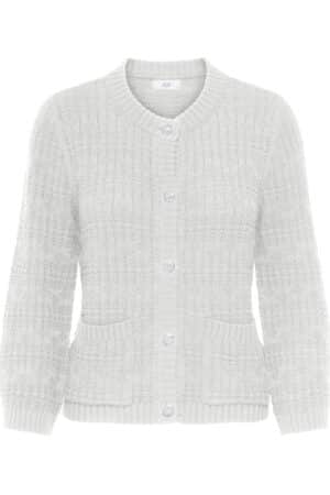 JDYJANNE 3/4 O-NECK CARDIGAN HVID