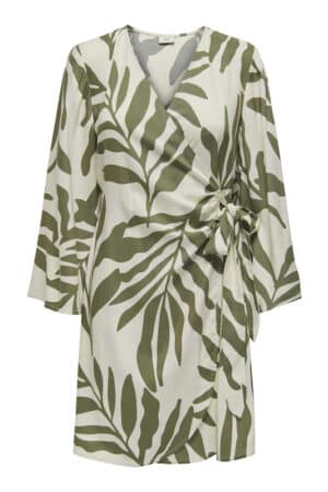 JDYSEZEN LIFE 7/8 SHORT DRESS  SANDSHELL/DEEP LICHE