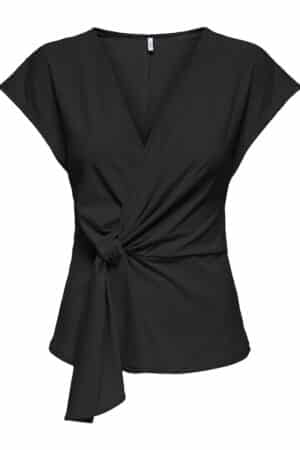 ONLSILJA S/L TWIST TOP BLACK