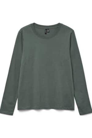 VMPAULINA LS T-SHIRT JRS NOOS BALSAM GREEN