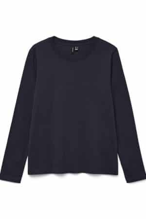 VMPAULINA LS T-SHIRT JRS NOOS SORT