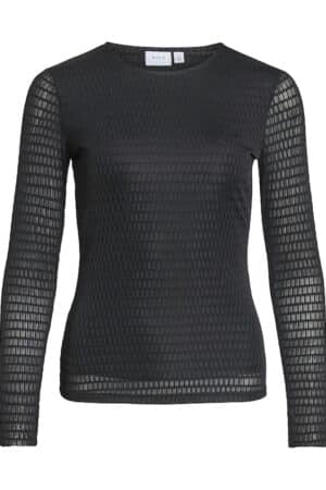 VILARINE O-NECK L/S TOP SORT