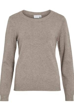 VIRIL O-NECK L/S KNIT TOP  FALCON
