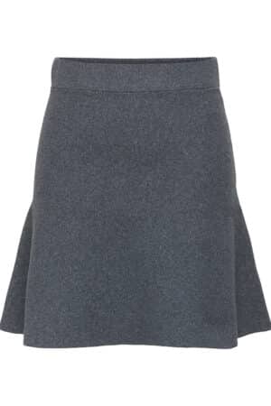 ONLAMA LIFE SKATER SKIRT MEDIUM GREY MELANGE