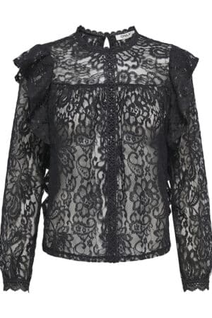 ONLNEW KARO LS LACE RUFFLE TOP SORT