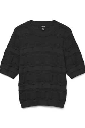 VMMARVELOUS SS O-NECK PULLOVER BLACK
