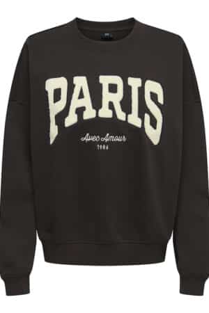 JDYMESA L/S O-NECK SWEAT NOOS BRUN