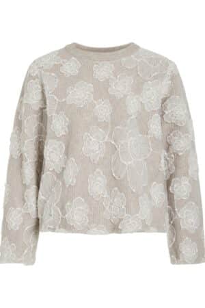 VIHAYDEN O-Neck L/S Embroidery
