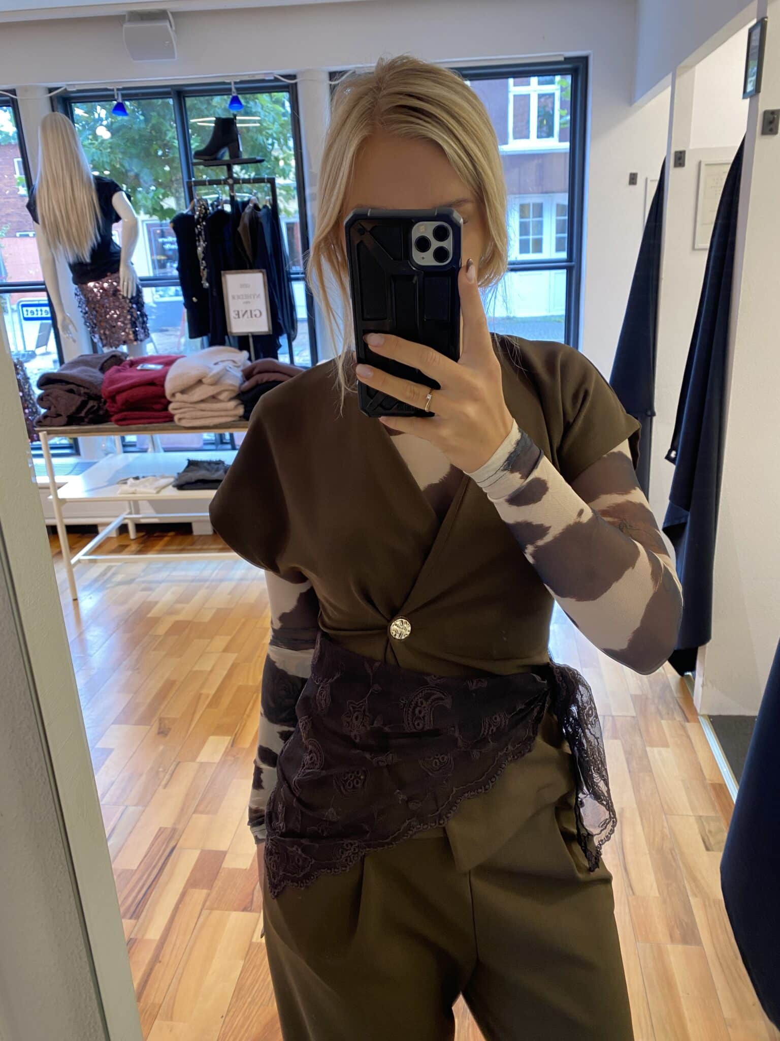 SCARF-501 CHOCOLATE - Billede 2