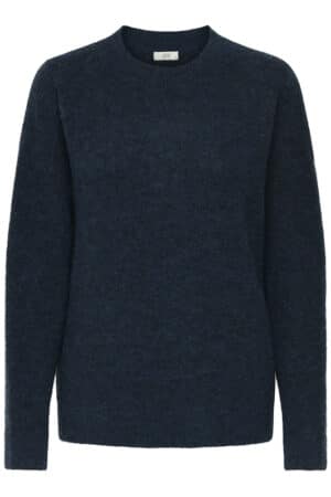 JDYLUNA L/S O-NECK PULLOVER KN NAVY BLAZER