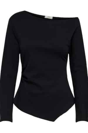 JDYCATIE L/S ASSYMETRIC TOP SORT