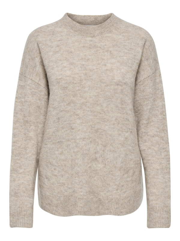 JDYLUNA L/S O-NECK PULLOVER KN BEIGE