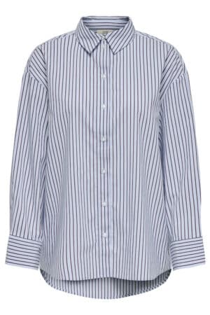 JDYMIO L/S OVERSIZE SHIRT WVN  CASHMERE BLUE