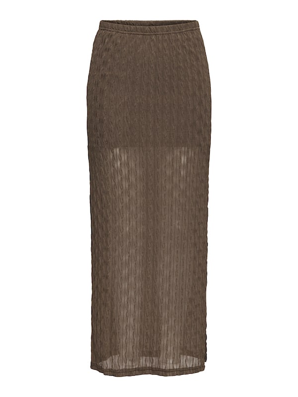 ONLLILIAN LONG SKIRT BRUN