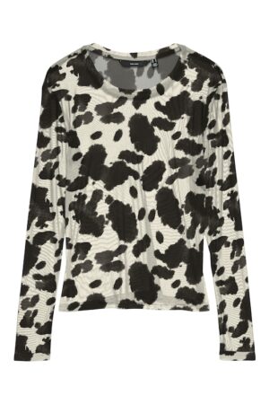 VMLOVA LS MESH TOP JRS NOOS CHOCOLATE