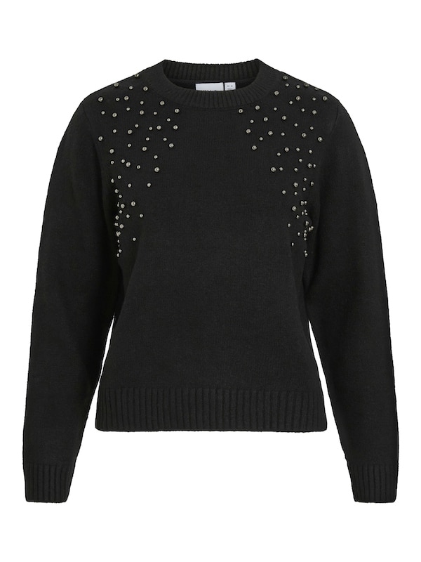 VILANIE O-NECK L/S DECO KNIT SORT