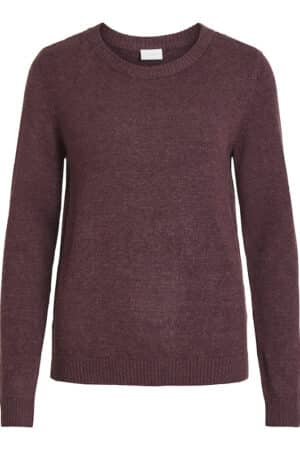 VIRIL O-NECK L/S KNIT TOP  FIG