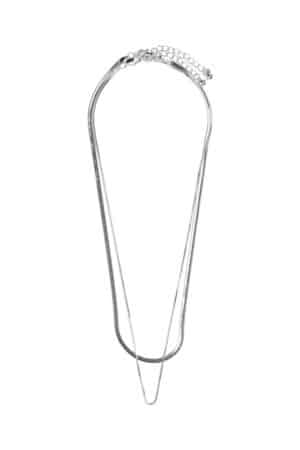 PCBINA 2-PACK NECKLACE NOOS SILVER