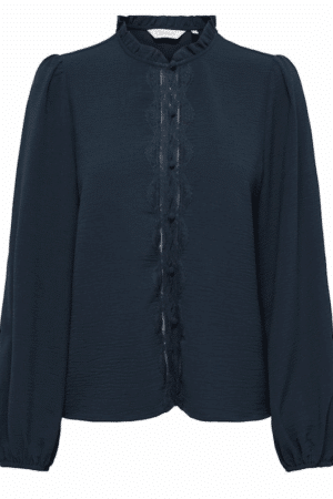 ONLMETTE LIFE LS LOOSE LACE TO NAVY BLAZER