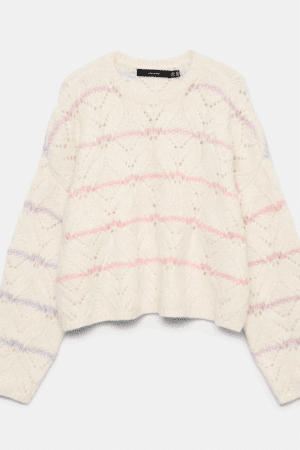 VMNEW HATTY LS O-NECK STITCH P BIRCH